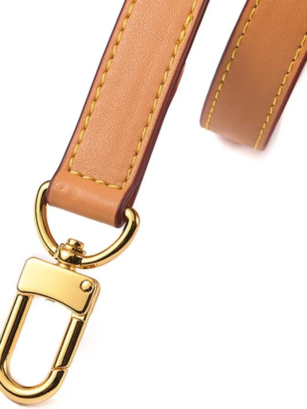 Adjustable Vachetta Leather Shoulder Strap for Handbags - Stylish Replacement
